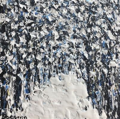 Winter Trail by Alison Cowan, Painting, Acrylic on canvas